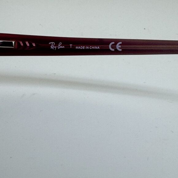 Ray-Ban RB5298 5386 Eyeglasses Frames Womens Red Full Rim 53-17-135 H14734 - Picture 6 of 7